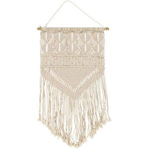 100% Cotton Macrame Boho Transitional Wall Hanging Tapestry Curtain Fringe